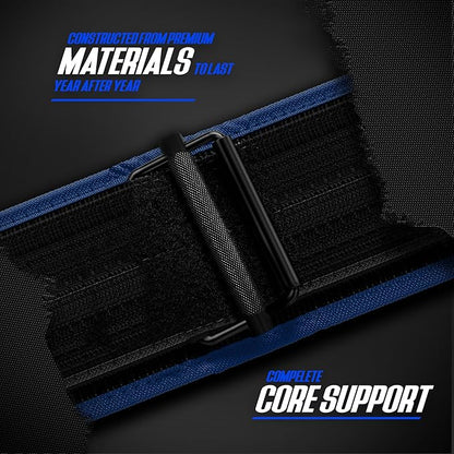 DXM SPORTS Self-Locking Weight Lifting Belt - Men Women Gym Fitness Strength Training, Bodybuilding Powerlifting Weightlifting Workout, Deadlift Squat, Pro Exercise Belt