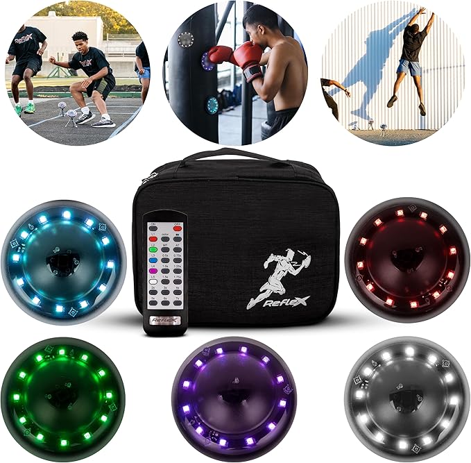 Reflexx RLT 2.0 with TriPod's - Reaction Light Training - Improve Speed, Agility and Reaction time. for Sports and Fitness. All Ages and abilities…