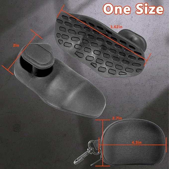 Silicone Gym Grips for Weight Lifting,Workout Gloves for Women Men Alternative,Anti Slip Gym Workout Grip,Rubber Gym Hand Grips-Weightlifting Grips Pad for Barbell,Pull Up,Ryptfit,Training