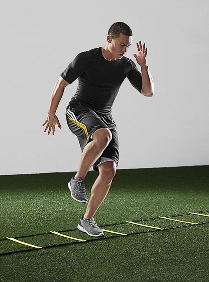 SKLZ Speed and Agility Ladder - Training Equipment for Athletes - Improve Coordination, Footwork, and Quickness - Ideal for Soccer, Football, and Fitness Workouts