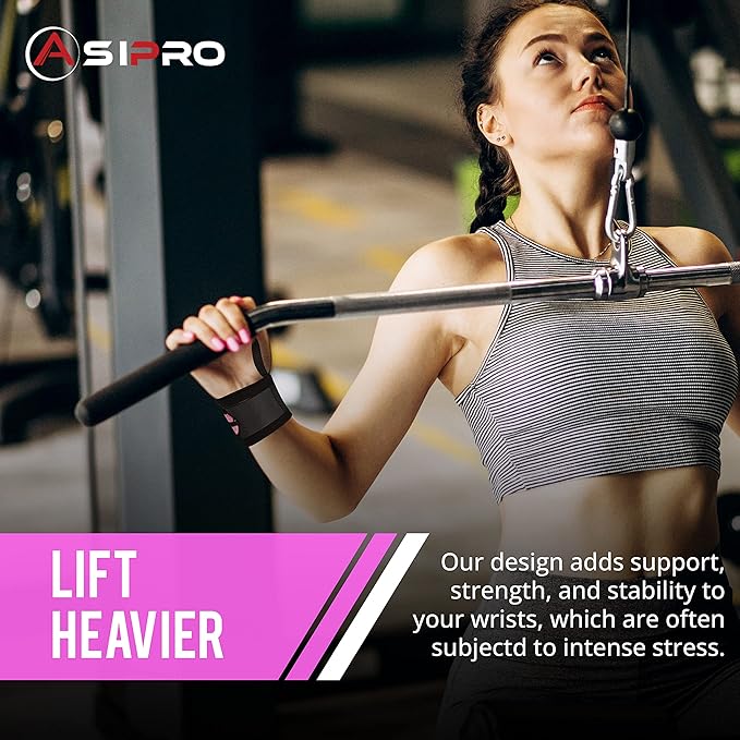 Wrist Wraps for Weightlifting 18" Wrist Straps for Weightlifting Weight Lifting Wrist Wraps for Men & Women, Muñequeras para Gym Wrist Support for Working Out, Gym Wrist Wraps for Powerlifting