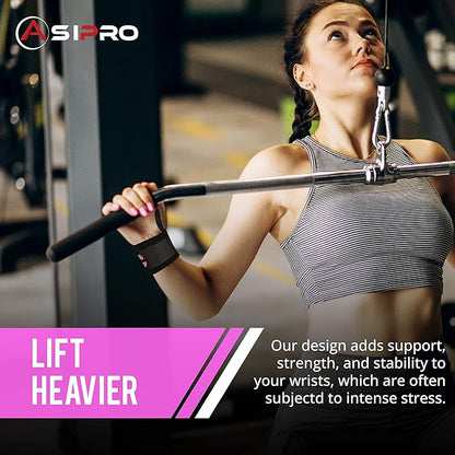 Wrist Wraps for Weightlifting 18" Wrist Straps for Weightlifting Weight Lifting Wrist Wraps for Men & Women, Muñequeras para Gym Wrist Support for Working Out, Gym Wrist Wraps for Powerlifting