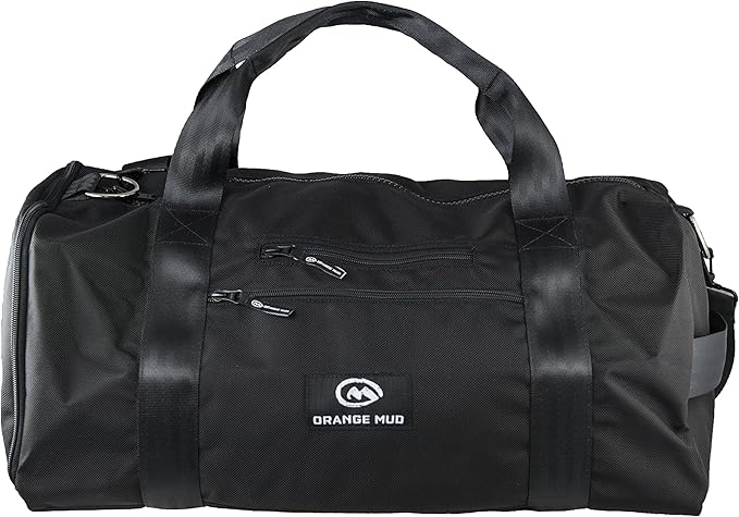 Modular Gear and Gym Bag for Cyclist, Runners, Yoga, and General Outdoors. (Black on Black)