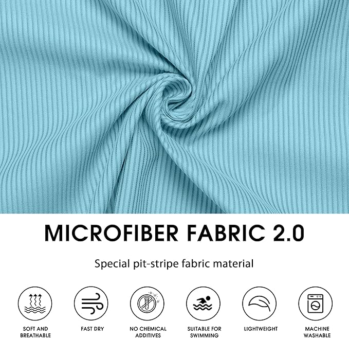 4Monster Microfiber Camping Towel - Quick Dry, Super Absorbent, Lightweight Travel Towel for Hiking, Beach, Gym, Backpacking, Yoga - Compact with Carry Bag (Lake Green, Small(31.50" x 15.80"))