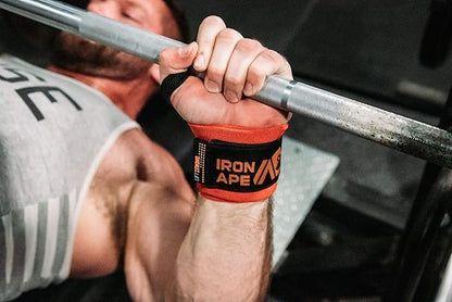 Professional Grade Wrist Wraps, 12", 18", 24" & 34". New Versatile Twin Thumb Loop Design for Powerlifting, Weight Lifting, and Bodybuilding. Weightlifting Wrist Support for Men and Women