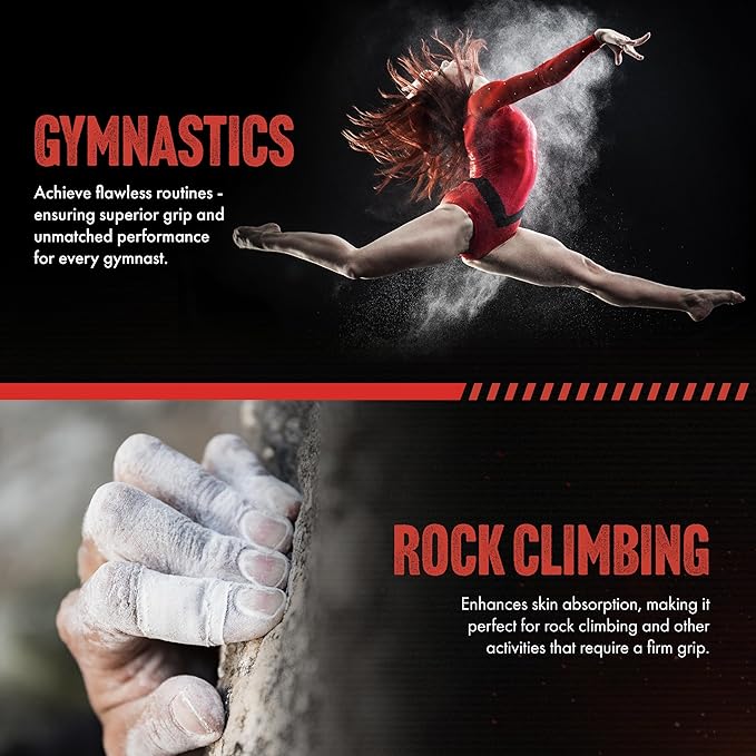 STYK Vaulter Magazine - Enhanced Liquid Chalk, No Mess, Work Out Chalk, Grip Boost, for Weightlifting, Gymnastics, Rock Climbing, Bodybuilding, Pole Vault, Crossfit, and More, Liquid Hand Chalk