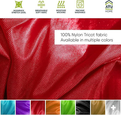 AyuHome Aerial Silks Kit for Home - Premium Yoga Swing for Kids and Adults with 660 lbs Capacity - Versatile Aerial Yoga Hammock for Gymnastics Training