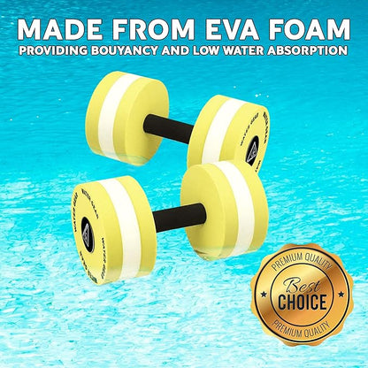 Water Gear Hydro Buoys Minimum - Water Fitness and Pool Exercise - Great for Upper Body and Minimum Stress Training - Workout Your Back Arms and Chest