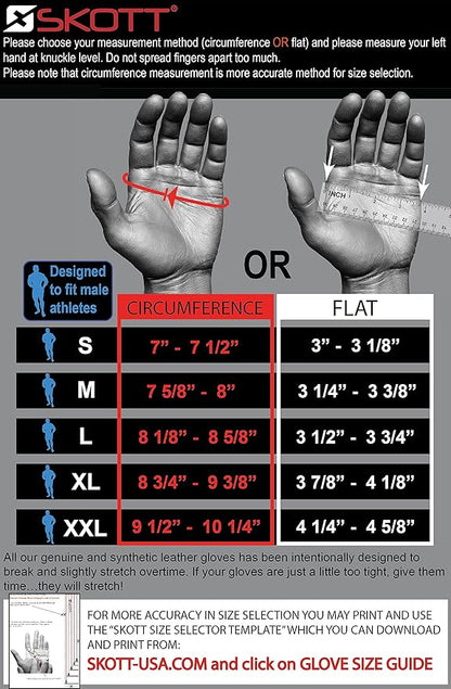 skott Evo 2 Weightlifting Gloves with Integrated Wrist Wrap Support-Double Stitching for Extra Durability-Get Ripped with The Best Body Building Fitness and Exercise Accessories