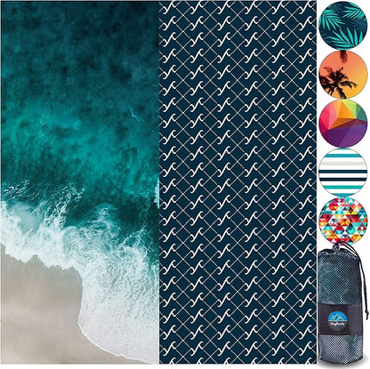 Youphoria Microfiber Travel Towel Fast Drying Lightweight - Quick Dry Towel for Camping, Beach, Backpacking, Hiking & Sport