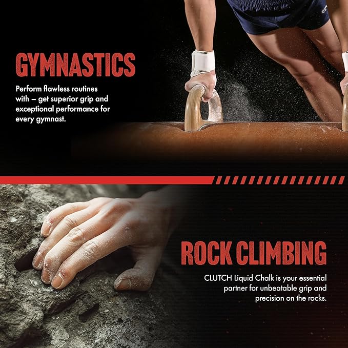 STYK Vaulter Magazine - Enhanced Liquid Chalk, No Mess, Work Out Chalk, Grip Boost, for Weightlifting, Gymnastics, Rock Climbing, Bodybuilding, Pole Vault, Crossfit, and More, Liquid Hand Chalk