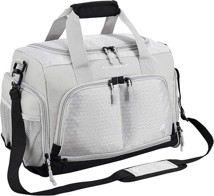 Ultimate Gym Bag 2.0: The Durable Crowdsource Designed Duffel Bag with 10 Optimal Compartments Including Water Resistant Pouch