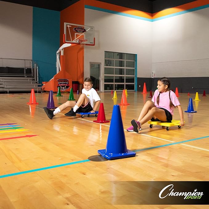 Champion Sports Hi Visibility Fluorescent Poly Cone