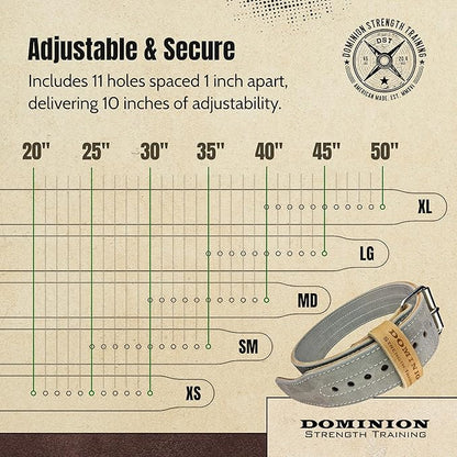 Suede 3-inch Weightlifting Belt - Premium Powerlifting Support with Enhanced Grip Technology