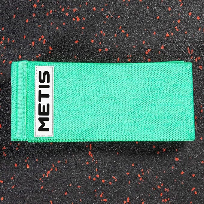 METIS Fabric Resistance Bands Set - Set of 3 Booty Bands | Essential Fitness Accessories | Light/Medium/Heavy Fitness Bands | Perfect for Home Fitness, Yoga, Pilates