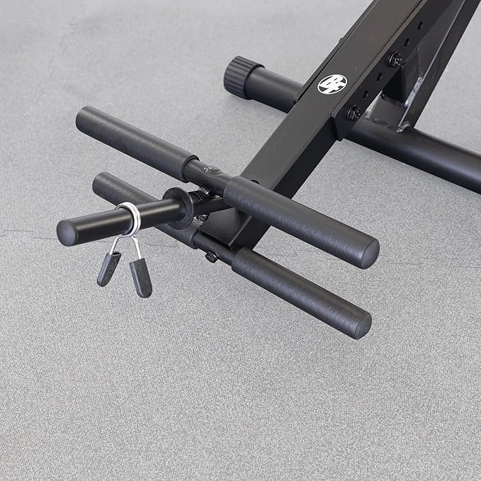 Best Fitness Semi Recumbent AB Crunch Bench, Lower & Upper Abdominal Muscles Workout Machine For Home Gym, Midnight Black
