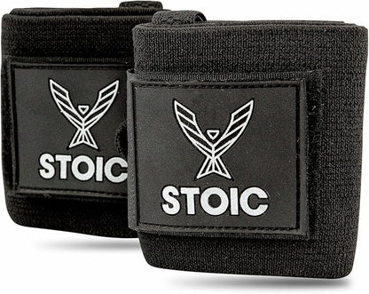 Stoic Wrist Wraps Weightlifting, Powerlifting, Cross Training, Bodybuilding with Thumb Loop. for Gym Workout, Men and Women Weight Lifting and Strength Training