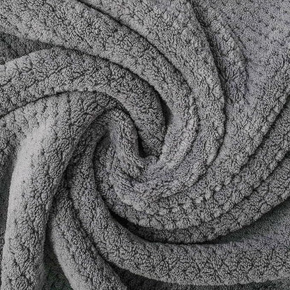 2-Pack Microfiber Towels 27x54(Inches), Ultra Soft Quick Dry Bath Towels, Highly Absorbent & Lightweight for Gym, Yoga, Travel, Spa, Home & Post-Workout, Large Bath Sheet Set