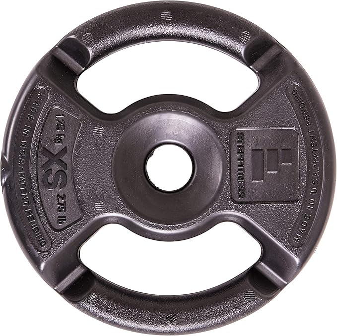 The Step Fitness Adjustable Dumbbell Set or Barbell Weight Set, 35-60 lbs, with Collars, and Weights