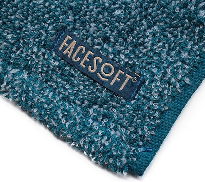 FACESOFT Seaweed Towel - Soft and Absorbent Cotton Exercise Towel - No Synthetic Microfibers or Plastics - Gym Towels for Sweat - 1 Pc