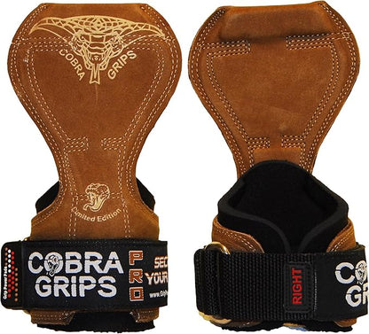 Cobra Grips PRO Weight Lifting Gloves Heavy Duty Straps Alternative with Power Lifting Hooks Padded Wrist Support for Deadlifts & Bodybuilding