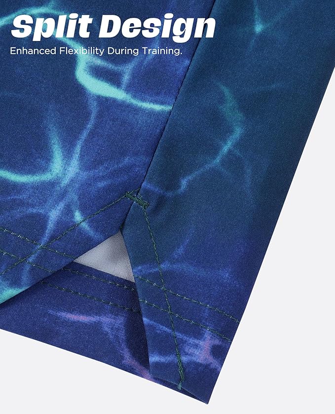 Men 2 in 1 Running Shorts with Compression Liner 5" 7" Quick Dry Workout Athletic Shorts with Pockets Towel Loop