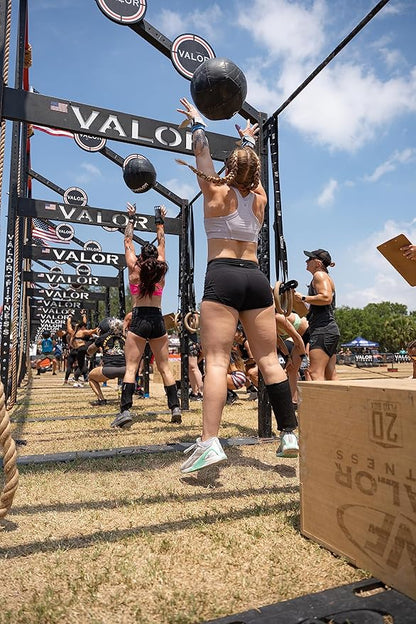 Valor Fitness Wall Ball Pros - Medicine Balls - Strength & Conditioning - Cross Training Core Workout Exercise Equipment - Weight Options Available -WBP