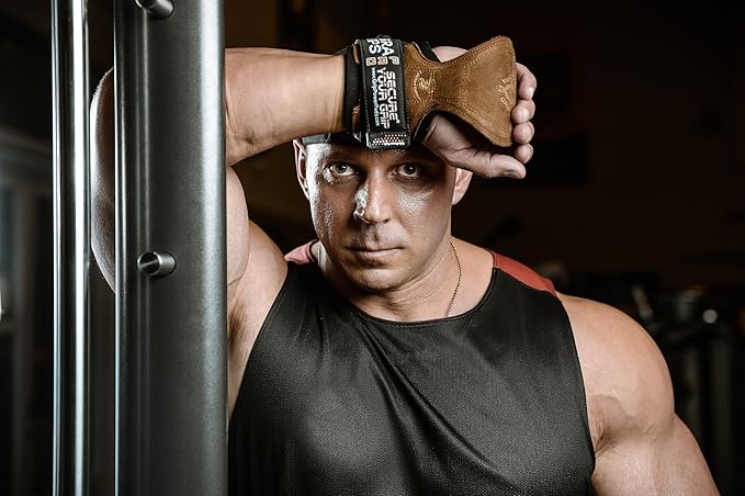 Cobra Grips PRO Weight Lifting Gloves Heavy Duty Straps Alternative with Power Lifting Hooks Padded Wrist Support for Deadlifts & Bodybuilding