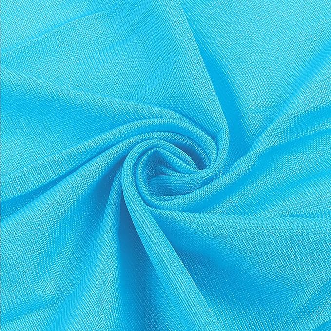 2.8x1m 9.2x3.3 ft Durable Elastic Aerial Yoga Hammock Swing, Fitness Training Accessory, Medium Yoga Swing and Hammock Kit for Yoga Inversion, Flexibility, and Core Strength