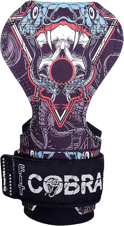 Cobra Grips PRO Weight Lifting Gloves Heavy Duty Straps Alternative with Power Lifting Hooks Padded Wrist Support for Deadlifts & Bodybuilding