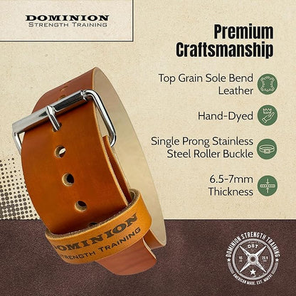 Hand-Dyed 3 Inch Single Ply Belts – Premium Support for Powerlifting and Weightlifting