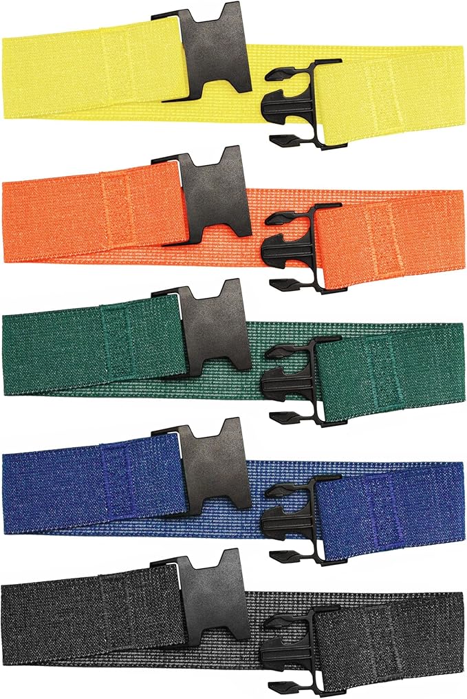 Tribe Lifting Fabric Resistance Bands for Working Out - 5 Exercise Bands Set for Legs and Glutes - Booty Bands for Women and Men - Thick Cloth Workout Bands for Physical Therapy, Hip Training