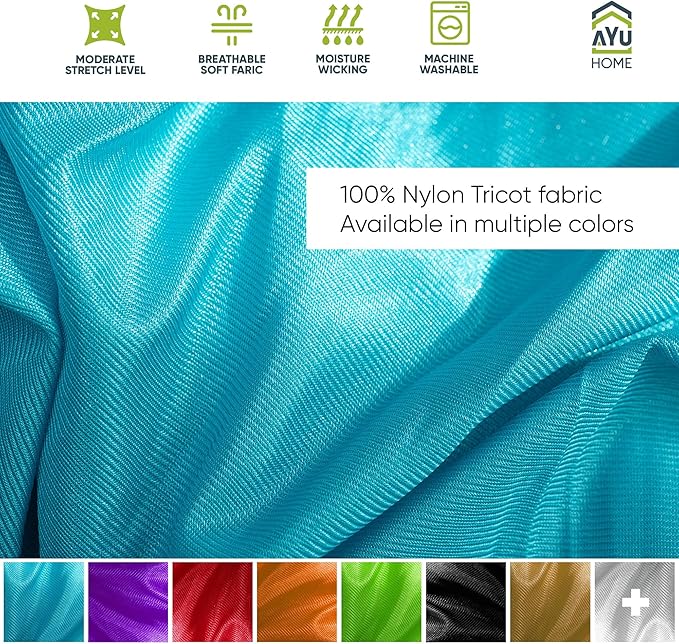 AyuHome Aerial Silks Kit for Home - Premium Yoga Swing for Kids and Adults with 660 lbs Capacity - Versatile Aerial Yoga Hammock for Gymnastics Training