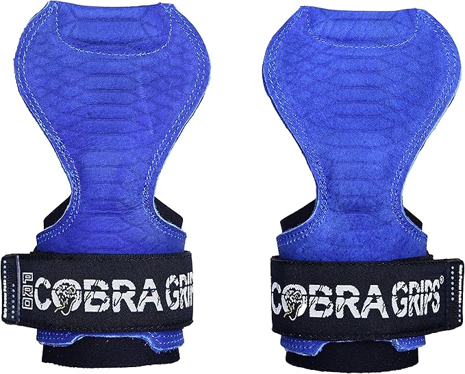 Cobra Grips PRO Weight Lifting Gloves Heavy Duty Straps Alternative with Power Lifting Hooks Padded Wrist Support for Deadlifts & Bodybuilding