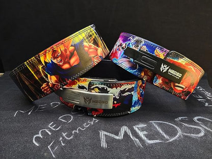 MEDSO Anime Weight Lifting Lever Belt, Lifting Blet for Squats,Deadlifts, Cross Training,Weightlifting, Bodybuilding for Perfect Back Support for Men Women
