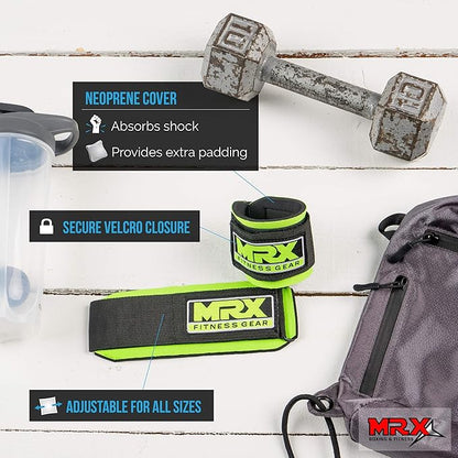 MRX Weight Lifting Wrist Wraps for Wrist Support Lifting Straps Gym Bodybuilding Training Workout for Men and Women