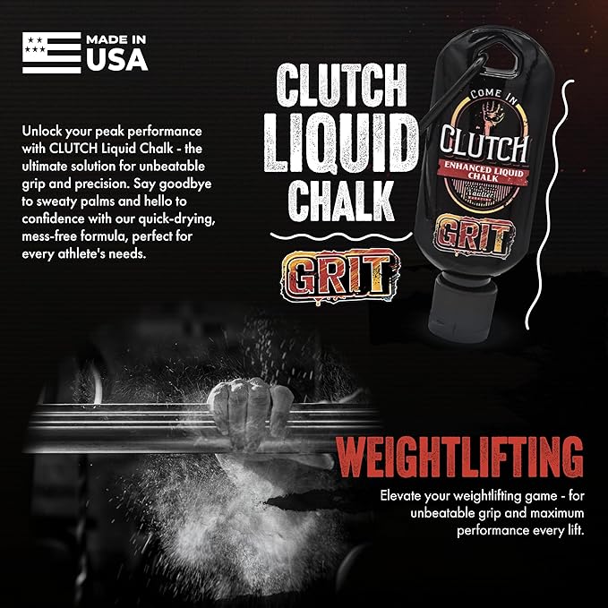 STYK Vaulter Magazine - Enhanced Liquid Chalk, No Mess, Work Out Chalk, Grip Boost, for Weightlifting, Gymnastics, Rock Climbing, Bodybuilding, Pole Vault, Crossfit, and More, Liquid Hand Chalk