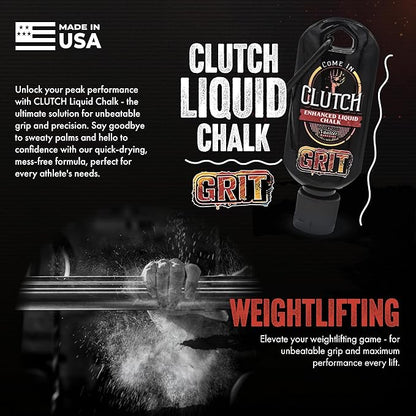 STYK Vaulter Magazine - Enhanced Liquid Chalk, No Mess, Work Out Chalk, Grip Boost, for Weightlifting, Gymnastics, Rock Climbing, Bodybuilding, Pole Vault, Crossfit, and More, Liquid Hand Chalk