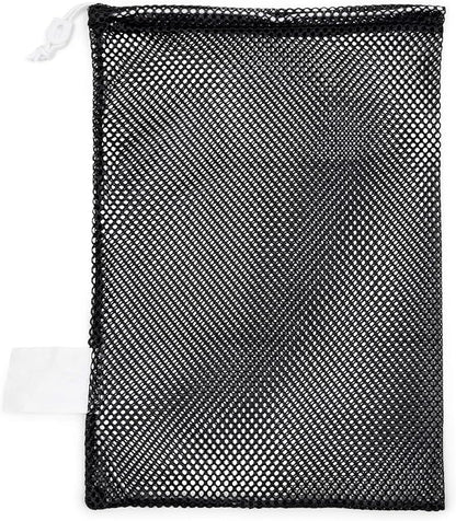 Champion Sports Mesh Equipment Bag – Heavy-Duty Nylon Drawstring Bag with Lock & ID Tag, Breathable Storage Sack for Balls, Swim Gear, Laundry & Toys, Multiple Sizes & Colors
