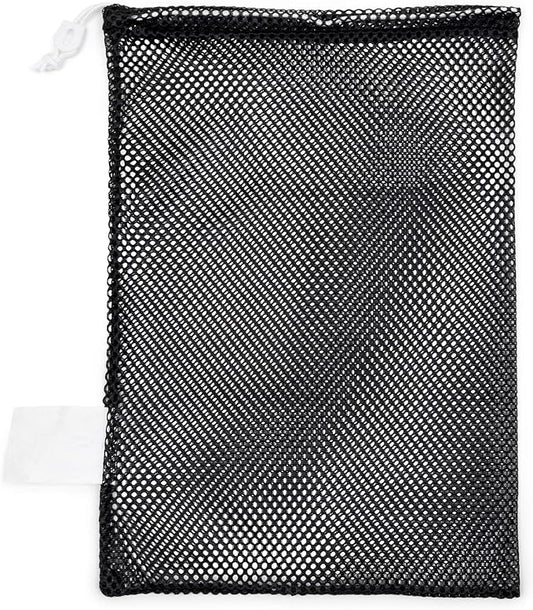 Champion Sports Mesh Equipment Bag – Heavy-Duty Nylon Drawstring Bag with Lock & ID Tag, Breathable Storage Sack for Balls, Swim Gear, Laundry & Toys, Multiple Sizes & Colors