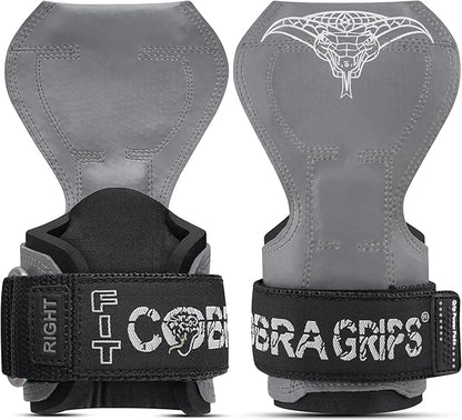 Cobra Grips PRO Weight Lifting Gloves Heavy Duty Straps Alternative with Power Lifting Hooks Padded Wrist Support for Deadlifts & Bodybuilding
