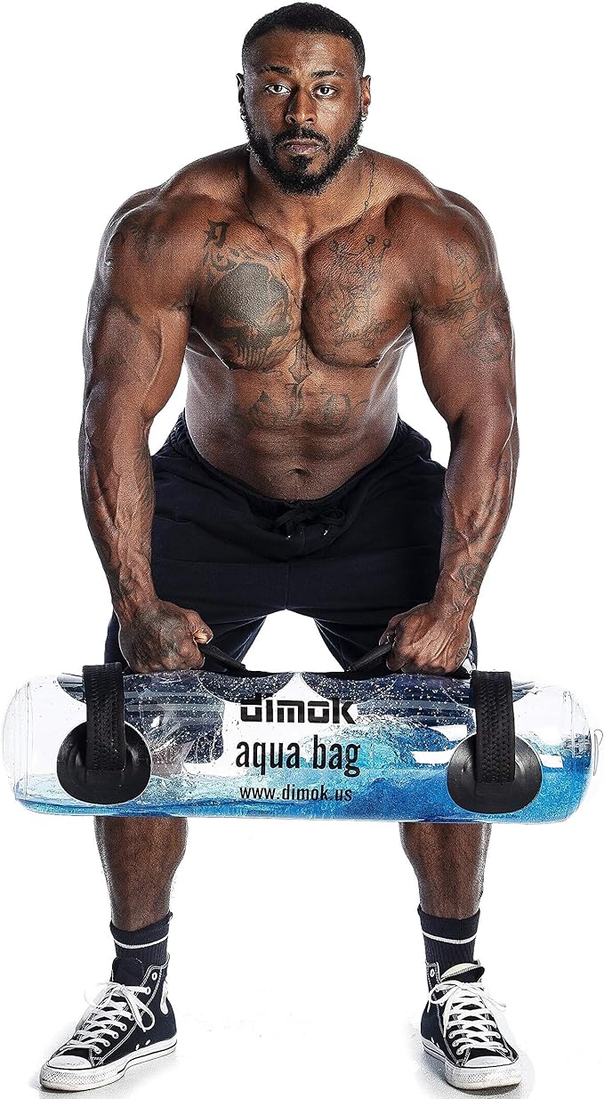 Workout Sand Bag Water Aqua Bag Training Weight Bag Military Sandbag for Fitness 45-80 LBS - Full Body Heavy Equipment