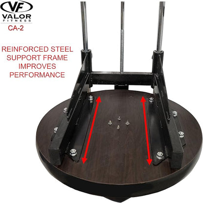 Valor Fitness Boxing Speed Bag Platform with Wheel Crank for Easy Adjustment, Speed Bag Included