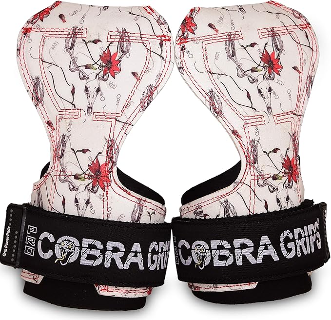 Cobra Grips PRO Weight Lifting Gloves Heavy Duty Straps Alternative with Power Lifting Hooks Padded Wrist Support for Deadlifts & Bodybuilding