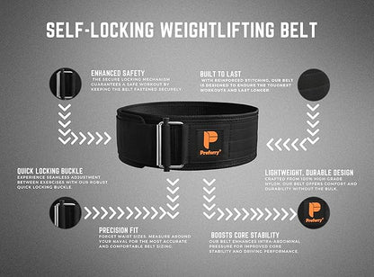 Premium Weight Lifting Belt - Maximum Support and Comfort - Essential Gym Workout Belt - Multiple Sizes & Colors (Small)