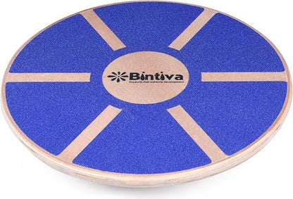 bintiva Wood Balance Board for Fitness Rehab Balance and Stability Training