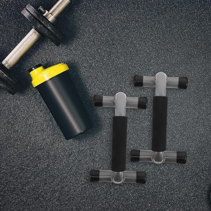 IMIKEYA H-shape Push up Bars Parallettes Bars Non-slip Ergonomic Grip Fitness Equipment Home Gym Accessories for Chest and Hand Workout Training
