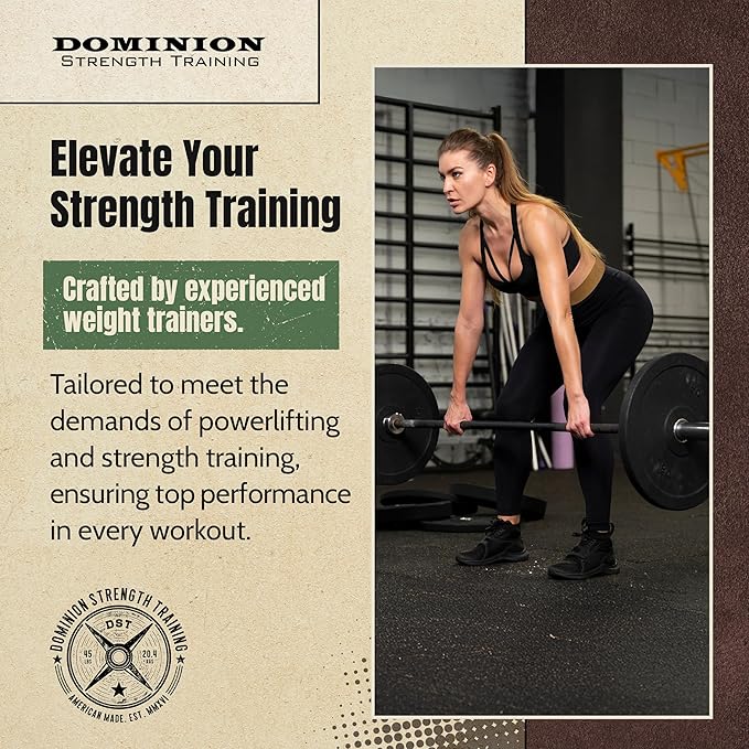 Leather Weight Lifting Belt - Hand Crafted In USA – Starting Strength - Powerlifting Support - Single Ply - 3-Inch Wide, 6mm Thick - Stainless Steel Roller Buckle