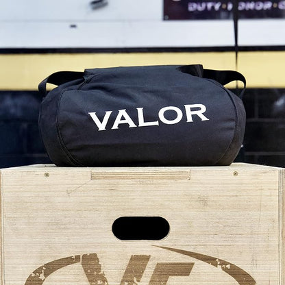 Valor Fitness Self- Fill Sandbags- Stone & Atlas Style - Built in Filler Bags 50,70, 100 or 200 lb Options Strength Training Workouts