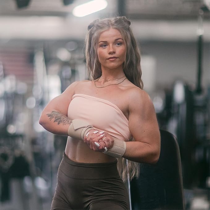 UPPPER Wrist Wraps for Weightlifting – 19" Lifting Wrist Support with Thumb Loop for Bench Press, Powerlifting, and Gym Workouts for Men & Women | Premium Fitness Gear